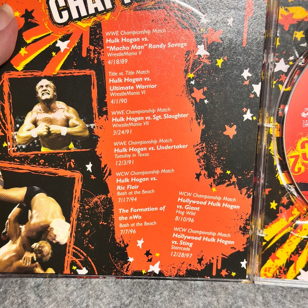 WWE Hulk Hogan The Ultimate Anthology 3-Disc DVD Box Set Wrestling 2006 - Picture 10 of 11